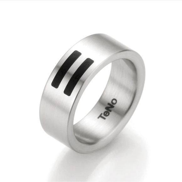 TeNo Men’s Stainless Steele Ring - Picture 1 of 4